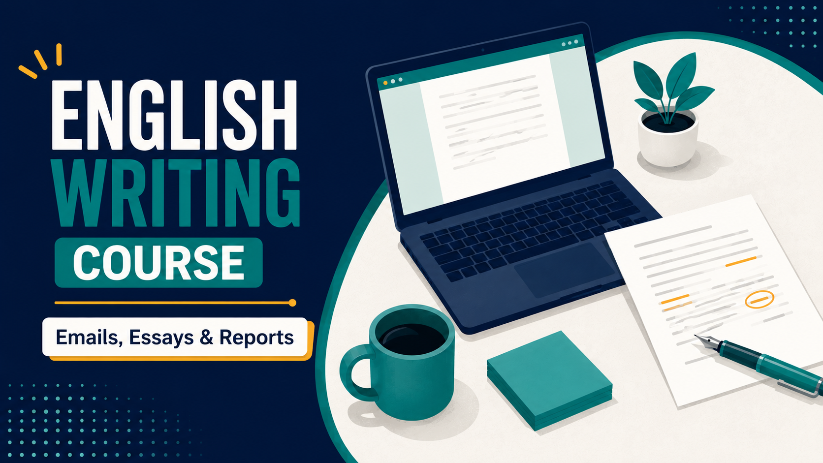 English Writing Course — Emails, Essays & Reports